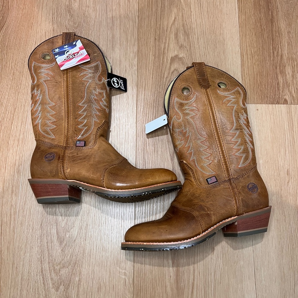 Women's Double-H ICE™ Old Town Folklore Buckaroo Boots DH5159, Size 9.5